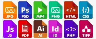 Jpg, Psd, Mp4, Png, Html, Css - Php Html Css Js