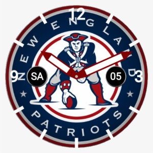 New England Patriots - Cool New England Patriots Round Metal Watch