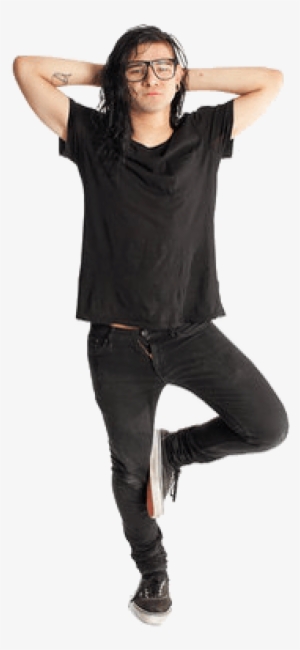 Standing Skrillex - Skrillex Logo Png