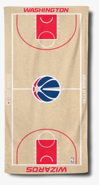 Wizards Beach Towel - Detroit Pistons