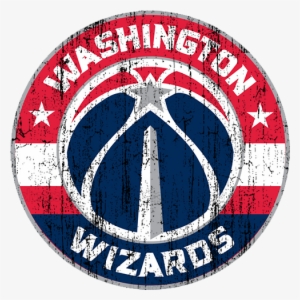 Washington Wizards 2014-pres Primary Logo Distressed - Washington Wizards Jersey Logo