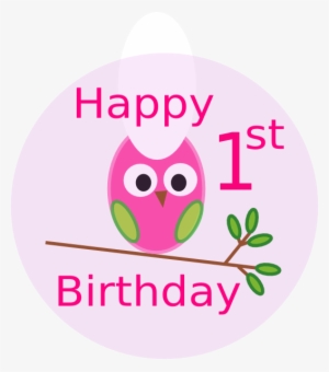 How To Set Use Owl Generic 1st Birthday Clipart