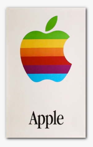 Vintage Apple Logo Poster
