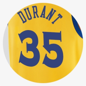 Golden State Warriors Kevin Durant - New Nba Jersey Back