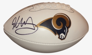 Todd Gurley Autographed Los Angeles Rams Logo Football - St Louis Rams