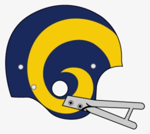 Los Angeles Rams Iron On Transfers For Jerseys - Rams White Horns Helmet