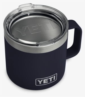 Mug Navy Rambler 14oz - Yeti Mug With Lid