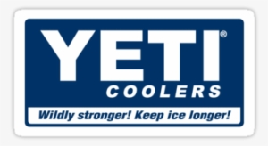Also Buy This Artwork On Stickers And Stationery - Yeti Coolers Logo Font