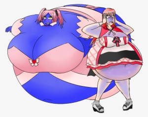 Huniepop Cartoon Fictional Character Anime Joint - Anime Girl Blueberry Inflation