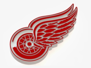 Detroit Red Wings Logo 3d Print - Detroit Red Wings Logo Transparent