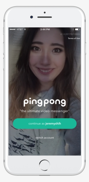 Ping Pong Musically Video Messaging App Home Screen - Iphone