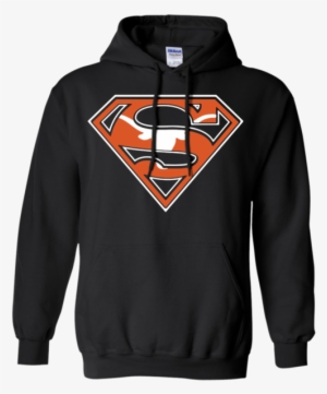 Superman Texas Longhorns T Shirt Hoodie - Backwoods Hoodie