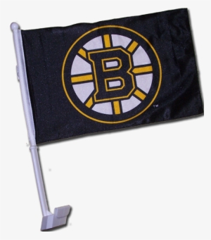Boston Bruins Window Mounted Car Flag - Boston Bruins