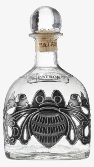 An Elegant Pewter Bee Design Makes This Extra Large - Patron Tequila Silver Limited Edition
