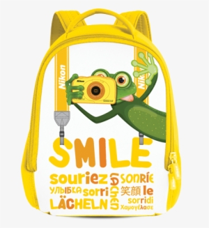 Backpack Yellow - Nikon Coolpix W100 Family Kit
