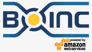 Boinc Logo Powered By Amazon Web Services - Berkeley Open Infrastructure For Network Computing