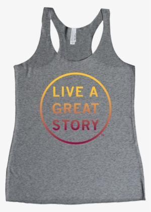 Live A Great Story Ladies Racerback Tank Asu Arizona - Everything Is Ok Catbug T Shirt