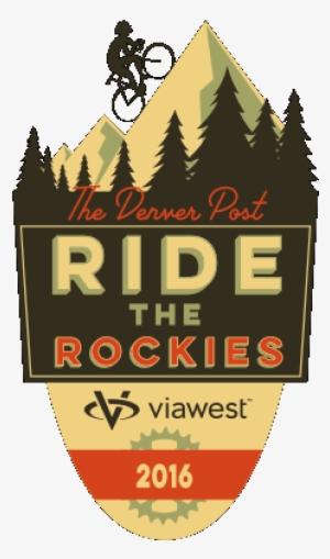 Sale Logo Sticker Ride The Rockies - Viawest