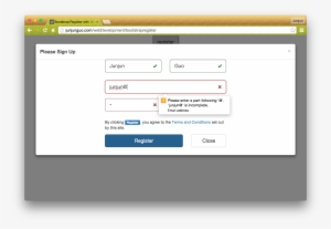 Screen Captures - Modal Window