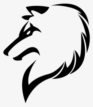 Wolf Png Logo Transparent Library - Tribal Wolf Drawing