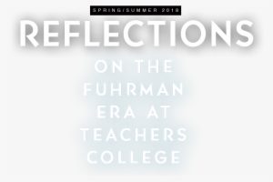 On The Fuhrman Era At Teachers College - Parallel