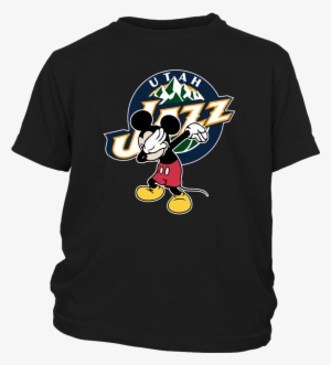 Utah Jazz Mickey Mouse Dabbing Nba Basketball Shirts - Louis Vuitton Mickey Mouse