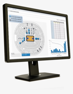 Orlando Magic Seating Chart On A Monitor Screen - Computer Monitor