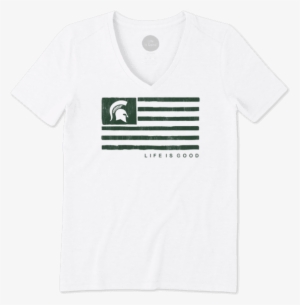 Women's Michigan State Team Flag Cool - Ling Ling 40 Hours
