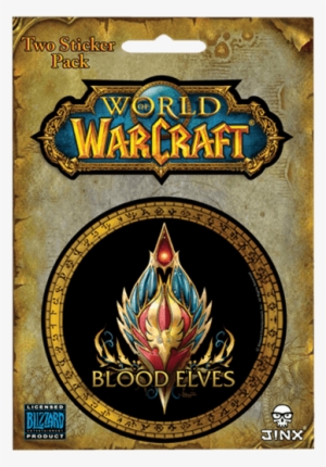 Blood Elf World Of Warcraft Race Stickers - World Of Warcraft Race Sticker