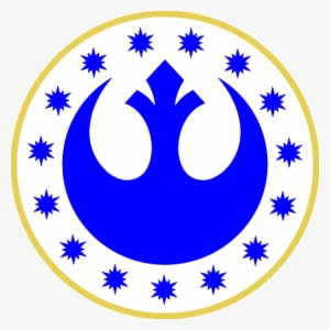 New Republic Or Galactic Alliance Vs Tau Empire - Star Wars Symbols Drawing