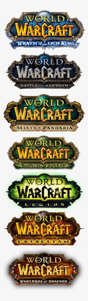 The Two Expansions With Blue Logos Are Wrath Of The - World Of Warcraft Comeback Meme