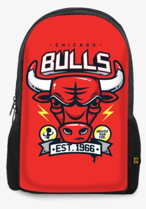 Chicago Bulls Printed Backpacks - Dope Chicago Bulls