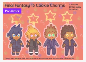 Final Fantasy 15 Cookie Charms - Cartoon