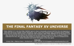 Click To Expand - Final Fantasy Xv Guide: Walkthrough, Side Quests, Bounty