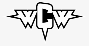 Wcw Logo Black And White - Wcw Logo White And Blck