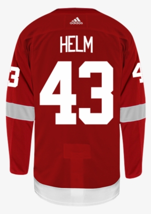 Darren Helm Autographed 08 Cup Detroit Red Wings Jersey