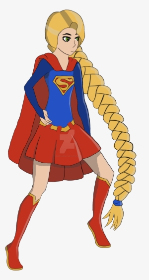 Brave Clipart Supergirl - Rapunzel As Supergirl