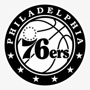 Philadelphia 76ers Logo Black And White - Philadelphia 76ers Nba