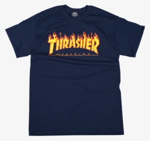 Thrasher Magazine Flame Logo T-shirt - Thrasher Mag T Shirt Pink