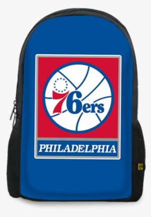 Philadelphia 76ers Printed Backpacks - Philadelphia 76ers Logo Font