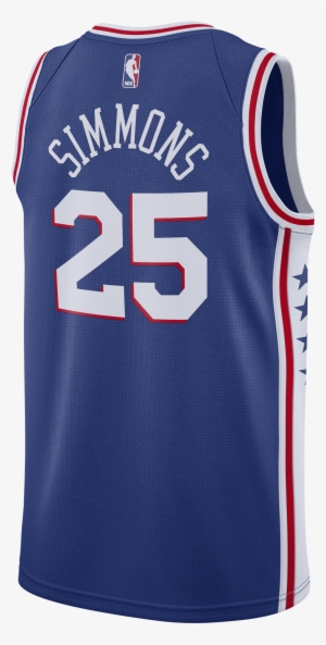 Philadelphia 76ers Men's Blue Ben Simmons Swingman - Ben Simmons Nike Jersey