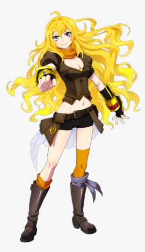 Yang Xiao Long Blake Belladonna Yellow Cartoon Fictional - Rwby Yang Official