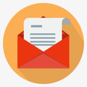 Email Icon Transparent Background Png Download - Letter Icon Circle Png