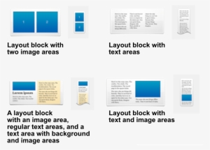 Mail Designer 365 Offers Layout Blocks That Have Text - Email