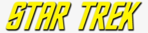 Film Star Trek Tos Logo Png - Star Trek Original Logo