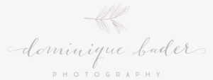 Dominique Bader Photography Logo Design By Ditto Creative, - Ditto Creative