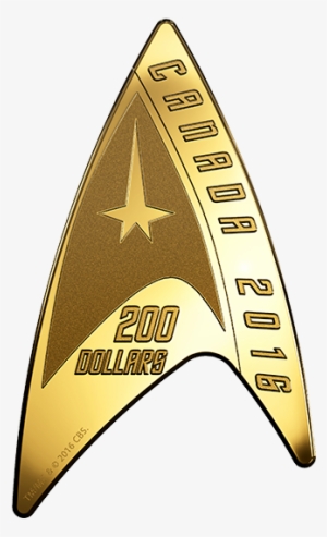 Pure Gold Coin Star Trektm - Canadian Mint Star Trek