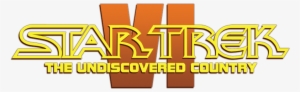 Star Trek Vi - Star Trek Vi The Undiscovered Country Logo