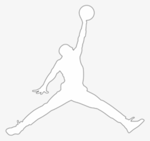 Air Jordan Logo Png Clipart Black And White - Air Jordan Logo Transparent