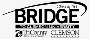 Bridge To Clemson Full Black Logo Download - Clemson Bridge Acceptance Letter